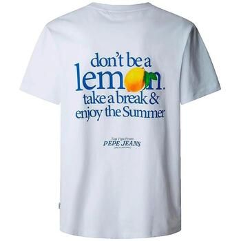 Pepe jeans Tops y Camisetas T-shirt Pepe Jeans décontracté blanc para hombre