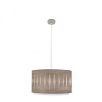 colgante alexandra 1xe27 niquelmadera gris regx40x40 cm