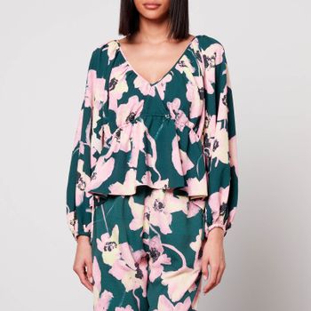Stine Goya Eveline Stretch-Crepe Top - L