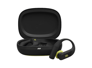 Auriculares deportivos - JBL Endurance Peak 4, Intraurales, Bluetooth, 48h Autonomía, 6 Micrófonos, Cancelación de Ruido Adaptativa, Negro/Lima