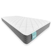 colchon viscoelastico 80x180 cm firmeza media-alta y grosor 15cm tejido 3d y multicapa 8 airsoftpro fabricado en espana nalui one 15 gris