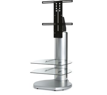 OFF THE WALL Origin II S4 1080 mm TV Stand with Bracket - Silver, Silver