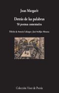 detras de las palabras: 50 poemas comentados