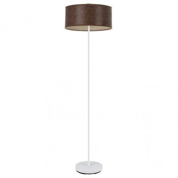Fabrilamp Pie Salon Jerte 1xe27 Blanco Madera Negra 165x40x40 Cm