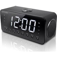 Muse M-192 CR Reloj Digital Negro radio