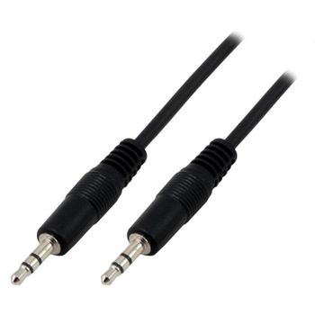 Cable de audio MCL jack 3.5mm macho a macho 5 m negro