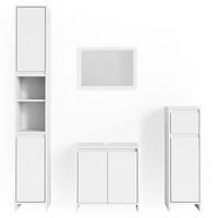 conjunto de muebles de bano emma 4 piezas vicco
