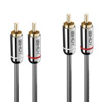 cable de audio lindy 2 m rca macho a rca macho antracita