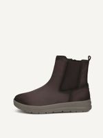 caprice chelsea boot brown made of leather without heel size 40