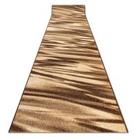 alfombra de pasillo karmel fryz - arabica marron 90 cm 90x350 cm