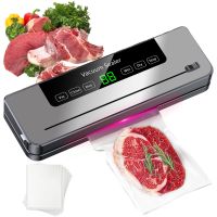 maquina selladora al vacio de alimentos 220v 5 modos selladora al vacio automatica para alimentos secos y humedos con 10 bolsas conservacion de alimentos para cocina y hogar
