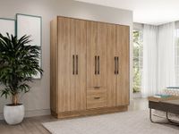 armario madera color natural claro