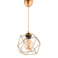lamparas de techo de metal marron envejecido 75 cm