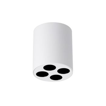 Lámpara de techo blanco aluminio alt. 10 cm