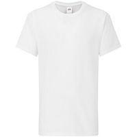 fruit of the loom tops y camisetas iconic 195 premium para nina