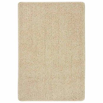 Alfombra Peluda Antideslizante Color Crema 140x200 Cm Vidaxl