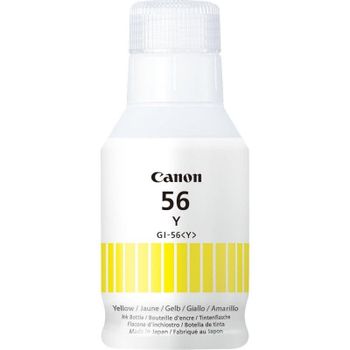 Botella de Tinta Original para Canon GI-56Y Amarilla