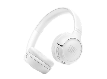 Auriculares inalámbricos - JBL Tune 530BT, Autonomía 76 h, Pure Bass, Plegables, Blanco