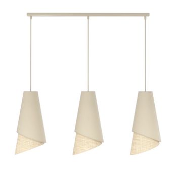 Lámpara colgante vist ratán (3 luces)