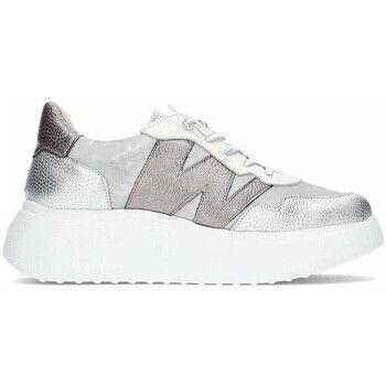Wonders Zapatillas a3622 plata para mujer