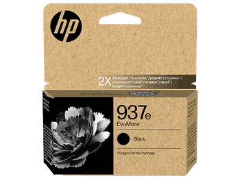Cartucho de tinta - HP EvoMore 937e , 4S6W9NE, Negro
