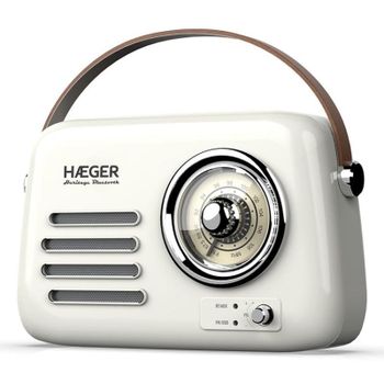 Radio portátil Haeger RB-CRE.003A Bluetooth FM USB recargable