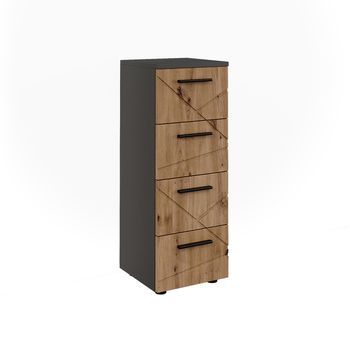 Mueble Midi Irma 30 X 81 Cm Con 4 Cajones Vicco