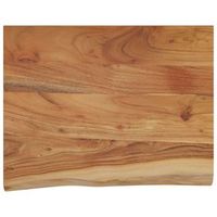 estante pared rectangular madera acacia borde vivo 50x40x25 cm vidaxl