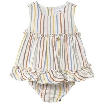 Mayoral Vestidos 1844 VESTIDO CON CUBREPAÑAL Multicolor para niña