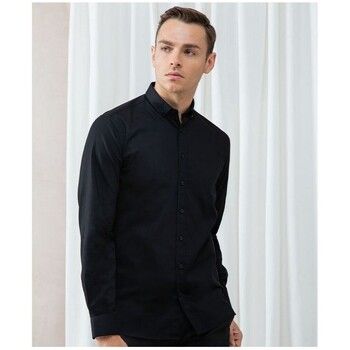 Henbury Camisa manga larga HB512 para hombre
