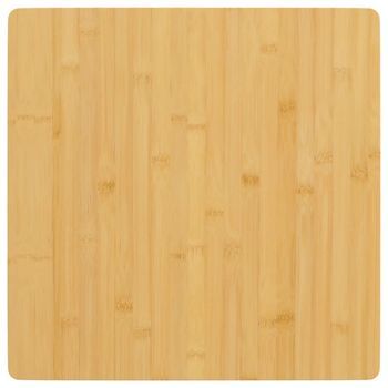 Tablero De Mesa De Bambú 60x60x2,5 Cm Vidaxl