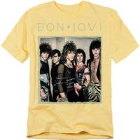 bon jovi camiseta tv21604 para mujer