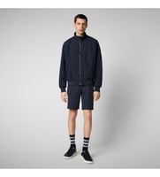 save the duck para hombre d35190m-dark20 chaqueta finlay marino xxl casual manga larga poliester reciclado sostenible