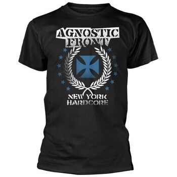 Agnostic Front Camiseta Blue Iron Cross para hombre