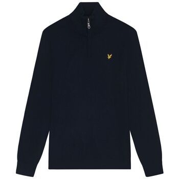 Lyle & Scott Jersey KN2112VC CTTN MERINO QRTR ZIP JUMP-Z271 DARK NAVY para hombre
