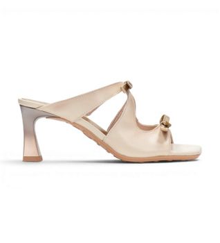 Hispanitas para mujer. BHV264701 Sandalias Rosa beige (36), Piel, 5 a 8cm, Ninguno, Casual