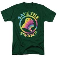 shrek camiseta save the swamp para hombre