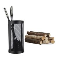 chimenea antigua en 5 partes - blacksilver - 185x585x19cm