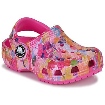 Crocs Zuecos Classic Hyper Real Clog T para niña