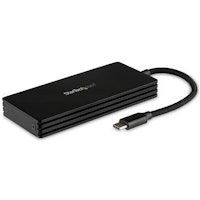 StarTech.com Caja USB 3.1 (10Gbps) USB-C para SSD M.2 SATA - Caja Externa Portátil para Disco USB Ti