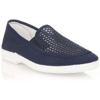 pasfor mocasines alpargata en lona y rejilla para hombre