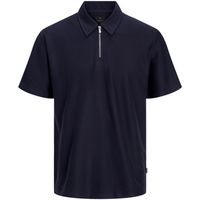 jack  jones polo 12274108 jprblaandrew ss zip polo night sky para hombre