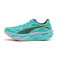 zapatillas puma deviate nitro elite 4 hyrox azul amarillo aw26 mujer talla 375 - eur