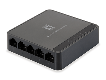SWITCH LEVEL ONE GIGABIT NO GESTION 5P 10/100/1000 GEU-0522