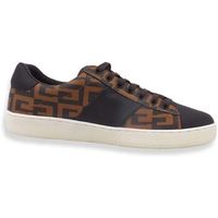 guess deportivas moda sneaker uomo bassa loghi brown fm7nollel para hombre