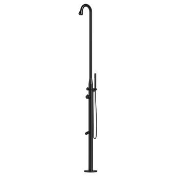 Ducha Negra De Acero Inoxidable 316l 228e8239 Cm Agua Fría Y Caliente