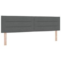 cabeceropanel de cabecero gris oscuro 180 cm tela