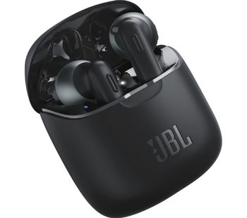 JBL Tune 220TWS Wireless Bluetooth Earphones - Black, Black
