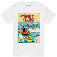 jaws tops y camisetas visit amity para mujer
