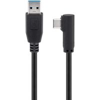 goobay cable acodado usb-c a usb 30 machomacho 2m negro